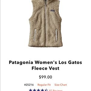 Patagonia W’a Los Gatos vest NWT